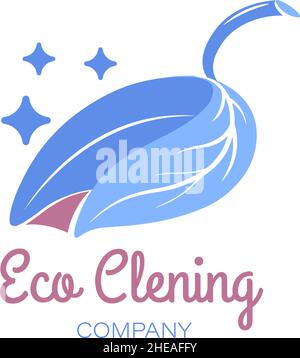 Eco Reinigung Firma Haus Wartung Hygiene Stock Vektor
