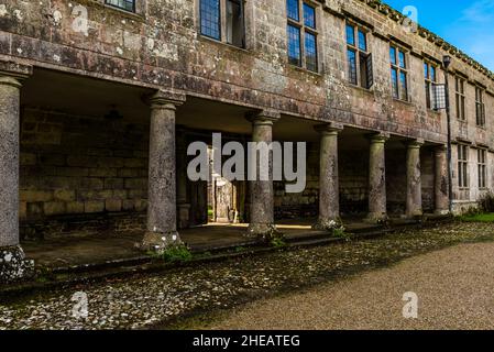 Die Unterführung des Godolphin House, in der Nähe von Penzance, Cornwall, Großbritannien Stockfoto