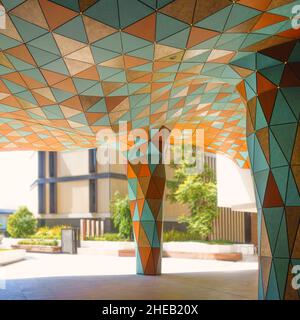 Fremantle, WA, Australien - LIV-Apartmentgebäude von Hassell Stockfoto