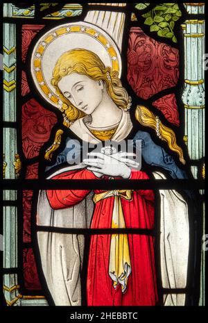 Maria Magdalena, Sternfield. Suffolk, England, Großbritannien Stockfoto