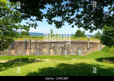 Frankreich, Bas Rhin, Mutzig, Festung Mutzig (Feste Kaiser Wilhelm II) Stockfoto