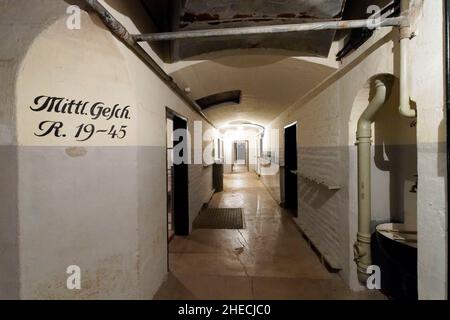 Frankreich, Bas Rhin, Mutzig, Festung Mutzig (Feste Kaiser Wilhelm II) Stockfoto