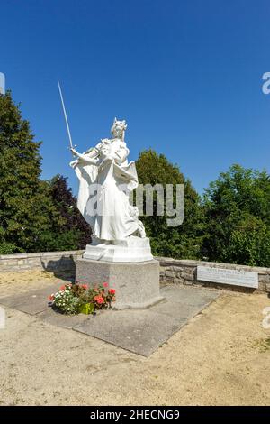 Frankreich, Vogesen, Domremy la Pucelle, Geburtsort von Jeanne d'Arc, dem Kriegsdenkmal Stockfoto