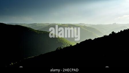 Frankreich, Aveyron, Le Fel Stockfoto