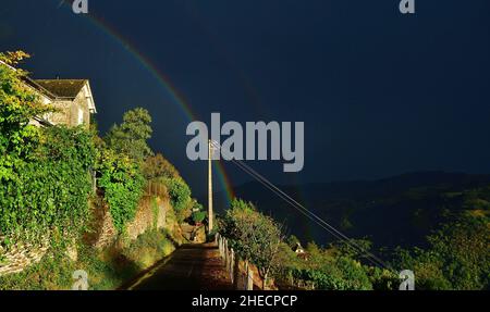 Frankreich, Aveyron, Le Fel Stockfoto