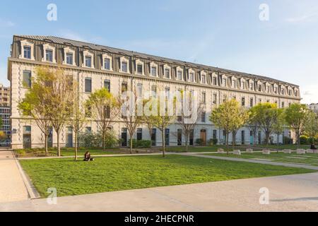 Frankreich, Isere, Grenoble-Alpes Metropole, Grenoble Grüne Hauptstadt Europas 2022 Grenoble, der Ecodistric de Bonne, Grenoble (erster Ökobezirk in Frankreich) Stockfoto