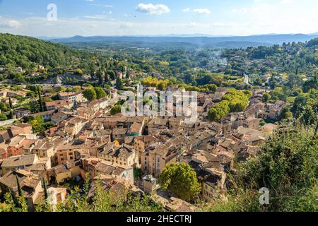 Frankreich, Var, Cotignac, das Dorf, Gesamtansicht // Frankreich, Var (83), Cotignac, Dorf, vue générale Frankreich, Var, Cotignac, das Dorf, Gesamtansicht // Frankreich, Var (83), Cotignac, Dorf, vue générale