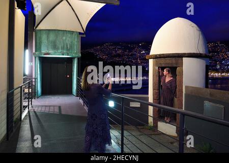 Portugal, Madeira Island, Funchal, Design Center Nini Andrade Silva Restaurant Stockfoto