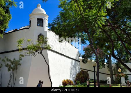 Portugal, Madeira, Funchal, Fortaleza und Palacio de Sao Louren?o, historische Festung aus dem 15th. Jahrhundert, offizielle Residenz des Premierministers und Militärmuseum Stockfoto