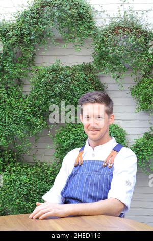 Belgien, Westflandern, Knokke Heist, Gourmetrestaurant unter der Leitung von Küchenchef Sander Van de Walle Stockfoto