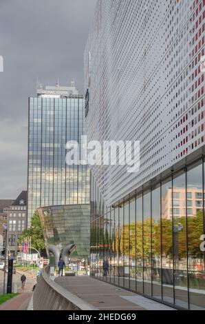 Dortmund September 2021: Das Deutsche Fußballmuseum wurde am 23. Oktober 2015 als nationales Fußballmuseum des Deutschen Fußballverbands eröffnet Stockfoto