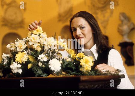 Lady Penelope Cobham in der Hagley Hall 1989 Stockfoto