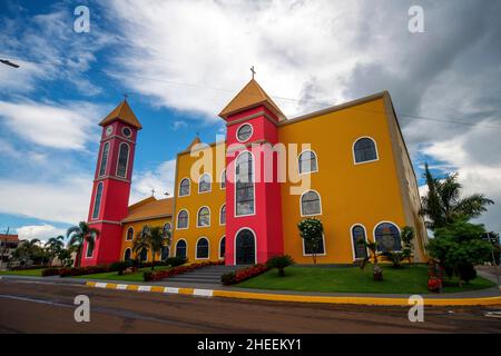 Himmelskirche in der Stadt Chapadão do Céu, Goiás, Brasilien Stockfoto