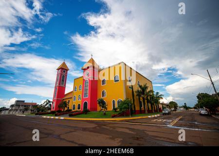 Himmelskirche in der Stadt Chapadão do Céu, Goiás, Brasilien Stockfoto