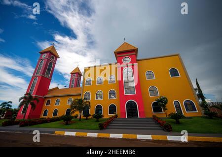 Himmelskirche in der Stadt Chapadão do Céu, Goiás, Brasilien Stockfoto