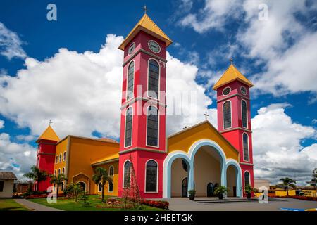 Himmelskirche in der Stadt Chapadão do Céu, Goiás, Brasilien Stockfoto