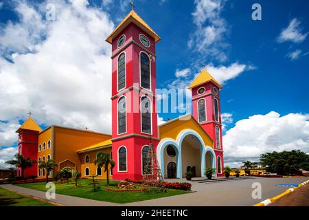 Himmelskirche in der Stadt Chapadão do Céu, Goiás, Brasilien Stockfoto