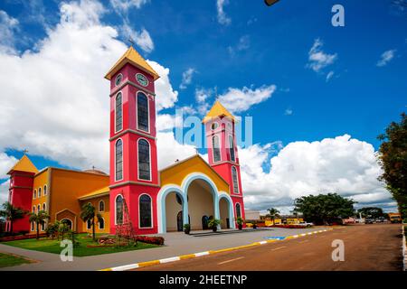 Himmelskirche in der Stadt Chapadão do Céu, Goiás, Brasilien Stockfoto