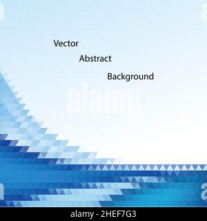 Farbiger dreieckiger Hintergrund. Abstrakter Vektorhintergrund Stockfoto