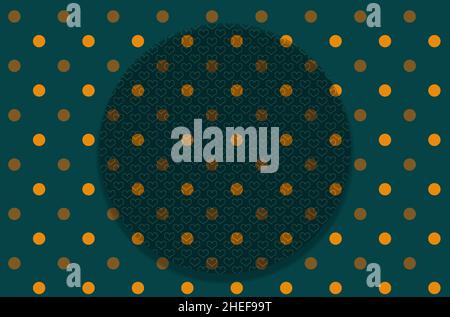 Gradientenmuster. Grafischer abstrakter geometrischer Hintergrund zum Drucken. Designtapete. Geometrisch gepunktetes Designelement. Stockfoto