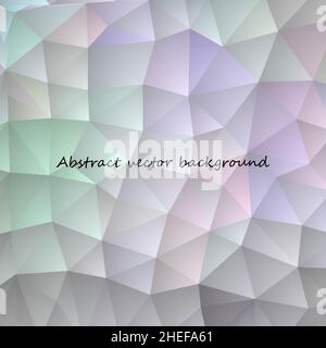 vektor mehrfarbigen abstrakten Hintergrund des Effekts geometrische Dreiecke. Stockfoto