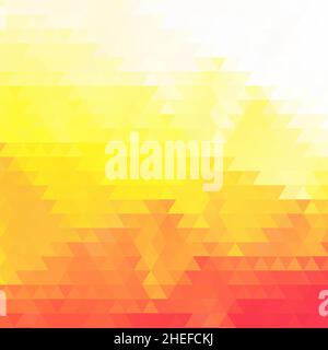 Rot, orange, gelbe Farbe geometrische Muster Mosaik-Stil Stockfoto