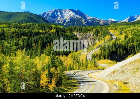 Sheep River Provincial Park ist ein Provinzpark in Alberta, Kanada, 23 Kilometer westlich von Turner Valley am Highway 546. Es ist Teil des Kan Stockfoto