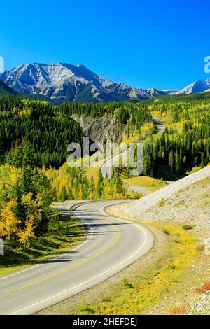 Sheep River Provincial Park ist ein Provinzpark in Alberta, Kanada, 23 Kilometer westlich von Turner Valley am Highway 546. Es ist Teil des Kan Stockfoto