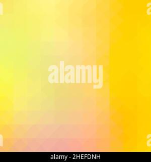 Abstrakter gelber Dreieck-geometrischer Hintergrund. Vektorgrafik Stockfoto