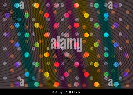 Gradientenmuster. Grafischer abstrakter geometrischer Hintergrund zum Drucken. Designtapete. Geometrisch gepunktetes Designelement. Stockfoto