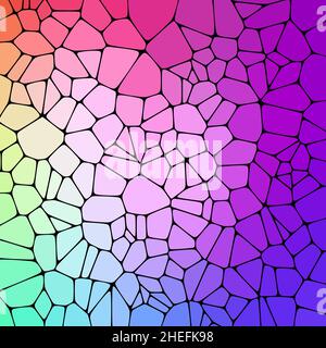 Abstrakte Illustration von roten, gelben weißen Linien malen Hintergrund Stockfoto