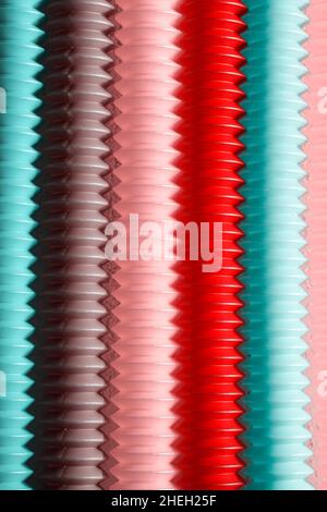 Buntes Anti Stress Pop Tube Sinnesspielzeug in Retro Farbe. Trend Spielzeug Stockfoto