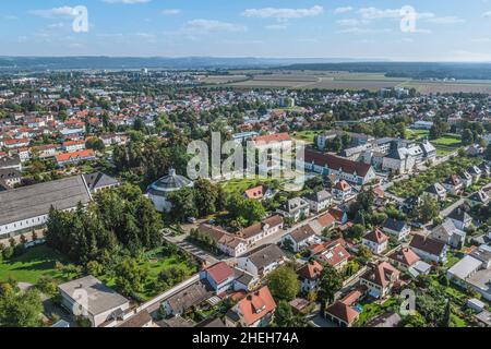 Altötting ist ein landesweit bekannter Wallfahrtsort in der Tourismusregion Inn-Salzach. Stockfoto