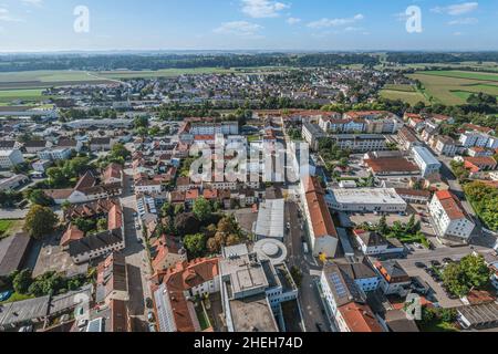 Altötting ist ein landesweit bekannter Wallfahrtsort in der Tourismusregion Inn-Salzach. Stockfoto