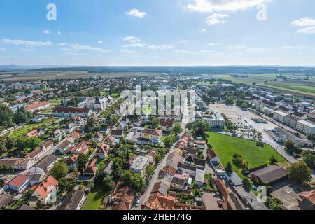 Altötting ist ein landesweit bekannter Wallfahrtsort in der Tourismusregion Inn-Salzach. Stockfoto