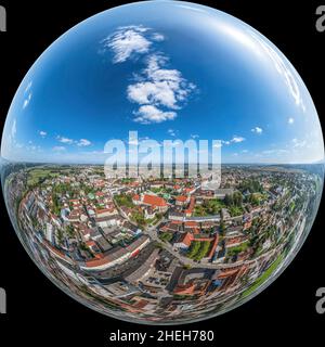Altötting ist ein landesweit bekannter Wallfahrtsort in der Tourismusregion Inn-Salzach. Stockfoto