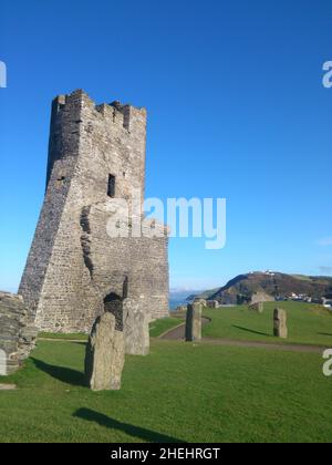 Aberystwyth Castle Stockfoto