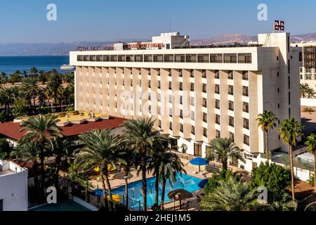 Das Aqaba Gulf Hotel Aqaba, Gouvernement Aqaba, Jordanien. Stockfoto