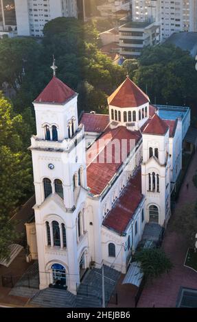 Katholische Kirche unserer Lieben Frau Aparecida (Paróquia Nossa Senhora Aparecida de Moema) - der schutzpatron von Brasilien, Moema, Sao Paulo, Brasilien Stockfoto