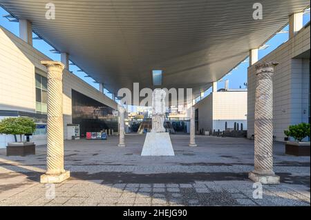 GAZIANTEP, TÜRKEI. Zeugma Mosaik Museum Panoramablick. Das größte Mosaikmuseum der Welt Stockfoto