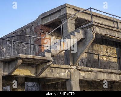 Fort Hancock ist ein ehemaliges Fort der United States Army in Sandy Hook, Gateway National Recreation Area, Middletown Township, New Jersey, USA Stockfoto