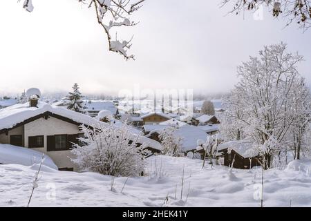 Winter in Reit im Winkl Stockfoto