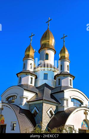 Kirche des heiligen Eugen in Buki, Ukraine Stockfoto