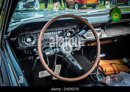 Ford Mustangs auf dem Display Stockfoto