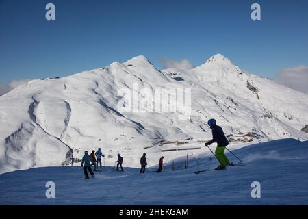 Jungfraujoch, Eiger, Schnee, Alpen, Schweiz, Berge, Europa Stockfoto