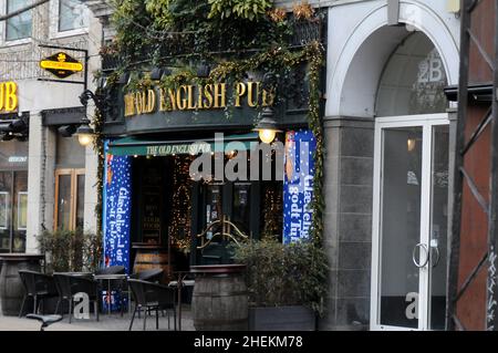 Kopenhagen/Dänemark./11 Januaryr 2022/ The old english Pub location on vesterbrogade in danish Capital. (Foto..Francis Joseph Dean/Dean Bilder) Stockfoto