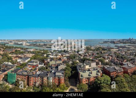 Blick vom Bunker Hill Monument - Boston, Massachusetts, USA Stockfoto