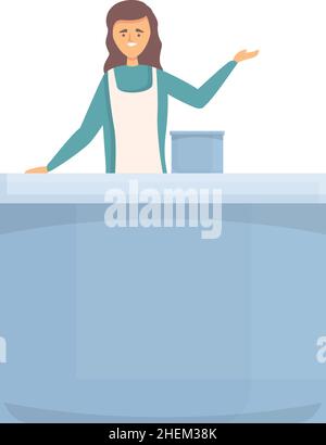 Kochen Vlogger Symbol Cartoon-Vektor. Videoersteller. Live-Stream Stock Vektor