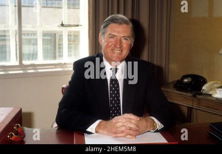 Der britische konservative Abgeordnete Cecil Parkinson 1987 Stockfoto