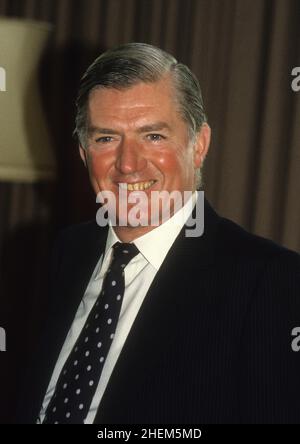 Der britische konservative Abgeordnete Cecil Parkinson 1987 Stockfoto
